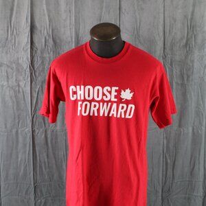 Canadian Political Shirt - Liberals Choose Forward - Men's Large